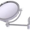 Allied Brass 8" Wall Mounted Extending Make-Up Mirror 5xMagnification, Twist, Polished Chrome -Laural Home Shop home design 414