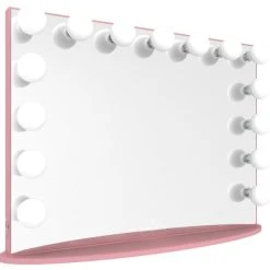 Impressions Vanity Company Hollywood Glow Pro Vanity Mirror, Light Pink, Clear Bulb, Non-Bluetooth