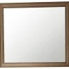 James Martin Vanities Bristol 44" Rectangular Mirror, White Washed Walnut -Laural Home Shop home design 44