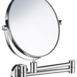 Smedbo Inc Outline Shaving/Make-Up Mirror With Swing Arm Chrome