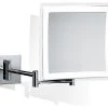 Modo Exclusive Smile 850T Hard-Wired Wall Mounted 5x Magnifying Mirror With Dimmable LED Light -Laural Home Shop home design 464