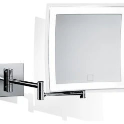 Modo Exclusive Smile 850T Hard-Wired Wall Mounted 5x Magnifying Mirror With Dimmable LED Light