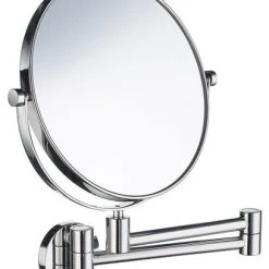 Smedbo Inc Wall Mounted 7X'S/Normal Make-Up Mirror, Polished Chrome