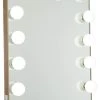 Impressions Vanity Company Hollywood Glow XL 2.0 Vanity Mirror, Champagne Gold, Frosted Led Globe Bulbs