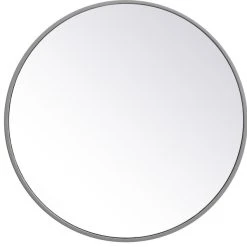 Elegant Furniture & Lighting Elegant Lighting MR4821 Eternity 21" Diameter Circular Metal - Grey