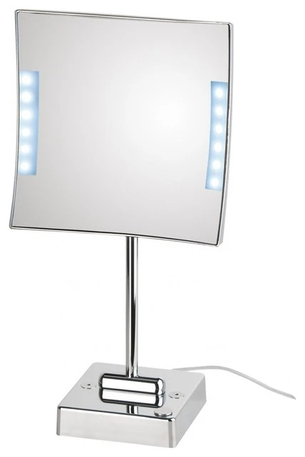 WS Bath Collections Quadrololed 62-1 Lighted Magnifying Mirror 3x 3 WS Bath Collections Quadrololed 62-1 Lighted Magnifying Mirror 3x