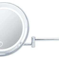 WS Bath Collections Beauty 200T Touch LED Lighted Magnifying Makeup Mirror
