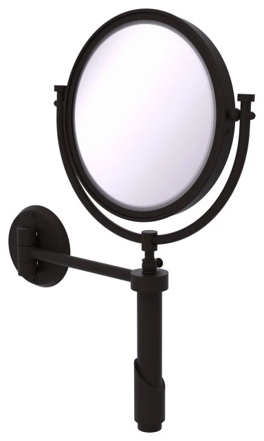 Allied Brass Tribecca Wall-Mount Makeup Mirror 8" Dia, 5X Magnification, Oil Rubbed Bronze 3 Allied Brass Tribecca Wall-Mount Makeup Mirror 8" Dia, 5X Magnification, Oil Rubbed Bronze