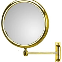 WS Bath Collections Doppiolo 40-1 Doppiolo 9-1/8" Framed Circular - Gold