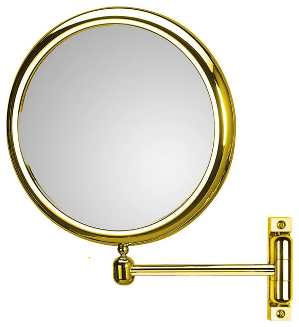 WS Bath Collections Doppiolo 40-1 Doppiolo 9-1/8" Framed Circular - Gold 3 WS Bath Collections Doppiolo 40-1 Doppiolo 9-1/8" Framed Circular - Gold