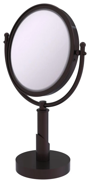 Allied Brass Soho 8" Vanity Top Make-Up Mirror 5X Magnification, Antique Bronze 3 Allied Brass Soho 8" Vanity Top Make-Up Mirror 5X Magnification, Antique Bronze