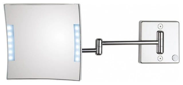 WS Bath Collections Quadrololed 60-2 Lighted Magnifying Mirror 3x 3 WS Bath Collections Quadrololed 60-2 Lighted Magnifying Mirror 3x