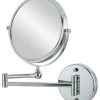 Aptations 10X Magnified Wall Mirror, Chrome
