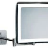 WS Bath Collections Smile 850 Hard Wired Wall Mounted Magnifying Mirror 5x -Laural Home Shop home design 550