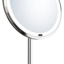 Smedbo Inc Z625 LED Lighted 7X'S Magnification Rechargeable Make-Up/Shaving Mirror
