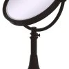 Allied Brass Height Adjustable 8" Vanity Make-Up Mirror 5X Magnification, Oil Rubbed Bronze 2 Allied Brass Height Adjustable 8" Vanity Make-Up Mirror 5X Magnification, Oil Rubbed Bronze -Laural Home Shop home design 554