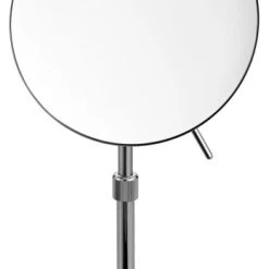 Aqua Rondo By KubeBath Magnifying Mirror With Adjustable Height