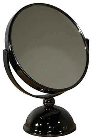 ORE International 5.5" Diameter Chrome Make-Up Mirror MGK804-5 3 ORE International 5.5" Diameter Chrome Make-Up Mirror MGK804-5