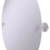 Allied Brass Frameless Oval Tilt Mirror With Beveled Edge, Polished Chrome -Laural Home Shop home design 58