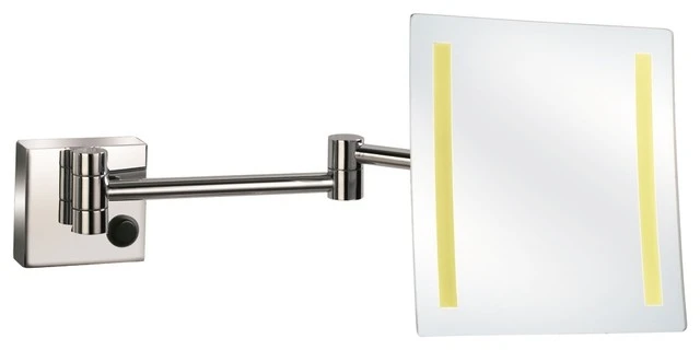 Ucore Inc. Ucore 8" Wall-Mounted 3X Magnifying Makeup LED Mirror 3 Ucore Inc. Ucore 8" Wall-Mounted 3X Magnifying Makeup LED Mirror