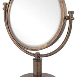 Allied Brass DM-4D/4X-VB 8 Inch Vanity Top Make-Up Mirror 4X Magnification, Venetian Bronze