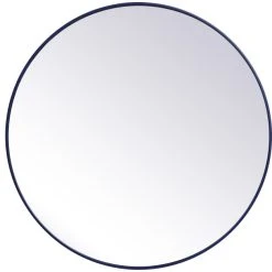 Elegant Furniture & Lighting Elegant Lighting MR4839 Eternity 39" Diameter Circular Metal - Blue