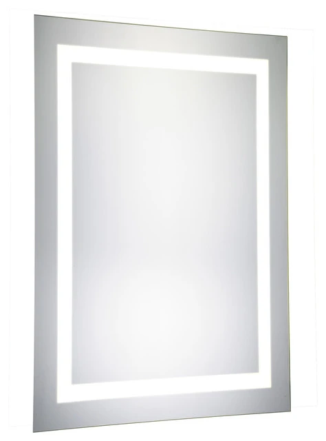 Elegant Nova LED Hardwired Mirror Rectangle W20H40 Dimmable 5000K 3 Elegant Nova LED Hardwired Mirror Rectangle W20H40 Dimmable 5000K