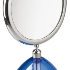 WS Bath Collections Toeletta 5622-KB Makeup Mirror 3x/6x With Blue Base