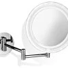 WS Bath Collections WS 16 Touch Magnifying Makeup Mirror In Polished Chrome W/ Touch Dimmer -Laural Home Shop home design 610