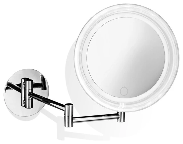 WS Bath Collections WS 16 Touch Magnifying Makeup Mirror In Polished Chrome W/ Touch Dimmer 3 WS Bath Collections WS 16 Touch Magnifying Makeup Mirror In Polished Chrome W/ Touch Dimmer