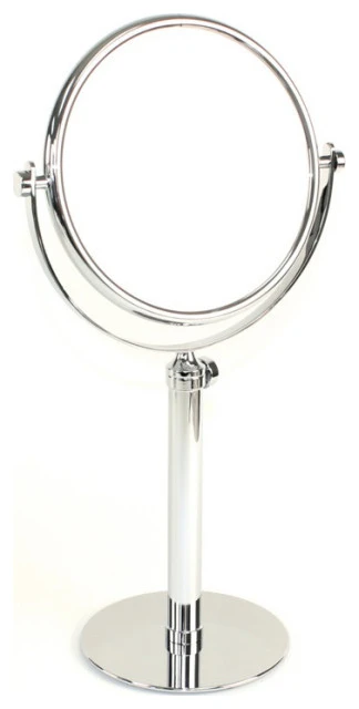 Nameeks 99231 Windisch 7" Wall Mounted Single Sided Makeup Mirror - Chrome / 7x 3 Nameeks 99231 Windisch 7" Wall Mounted Single Sided Makeup Mirror - Chrome / 7x