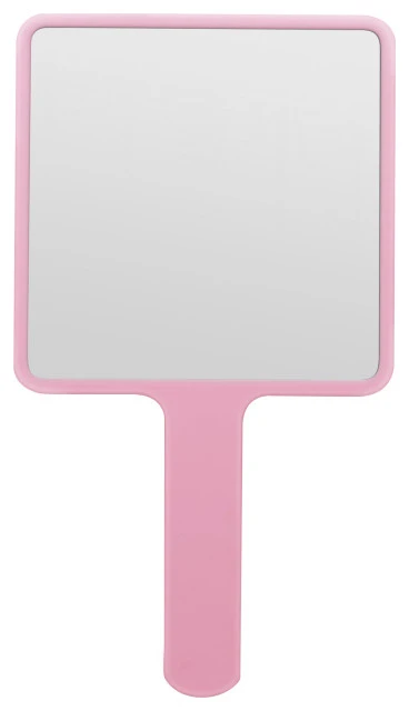 Impressions Vanity Company SLAYssentials Square Hand Mirror, Pink 3 Impressions Vanity Company SLAYssentials Square Hand Mirror, Pink