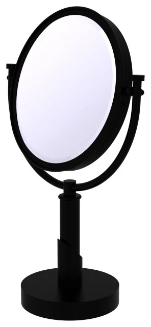 Allied Brass Tribecca Collection 8" Vanity Top Make-Up Mirror 2xMagnification, Matte Black 3 Allied Brass Tribecca Collection 8" Vanity Top Make-Up Mirror 2xMagnification, Matte Black