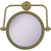 Allied Brass RWM-4/3X Retro Wave Collection Wall Mounted Swivel 8 Inch Diameter