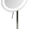 Jerdon Sharper Image 8.5" Mirror With 8X Mag, Chrome
