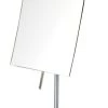 Jerdon 5" X 8" Rectangular Mirror With 3X Mag, Nickel 2 Jerdon 5" X 8" Rectangular Mirror With 3X Mag, Nickel -Laural Home Shop home design 686
