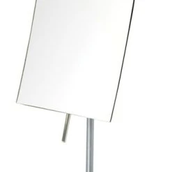 Jerdon 5" X 8" Rectangular Mirror With 3X Mag, Nickel