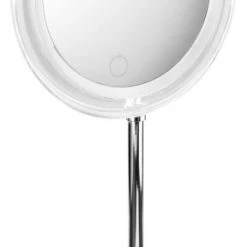 WS Bath Collections WS 15 Touch Spiegel 15" X 7-7/8" Circular - Polished Chrome