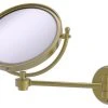 Allied Brass 8"Wall Mounted Make-Up Mirror 5X Magnification -Laural Home Shop home design 695