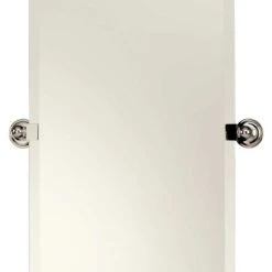 Ginger 2641 London Terrace 30" H X 15" W Beveled Mirror - Polished Chrome