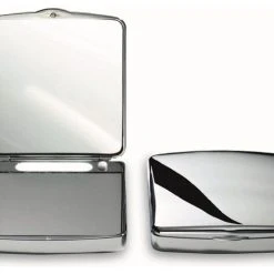 WS Bath Collections Smile Lighted Pocket Mirror 7X Magnification