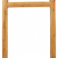 HomeRoots Decor Rustic With Minimalist Window Frame Dressing Mirror - 4.75" X 23.75" X 1.25"