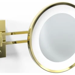 WS Bath Collections WS 36 WS 8-7/10" X 8-7/10" Wall Mounted - Shiny Gold