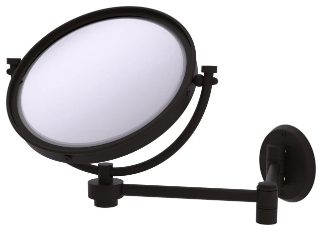Allied Brass 8" Wall-Mount Extending Make-Up Mirror 5X Magnification, Oil Rubbed Bronze 3 Allied Brass 8" Wall-Mount Extending Make-Up Mirror 5X Magnification, Oil Rubbed Bronze