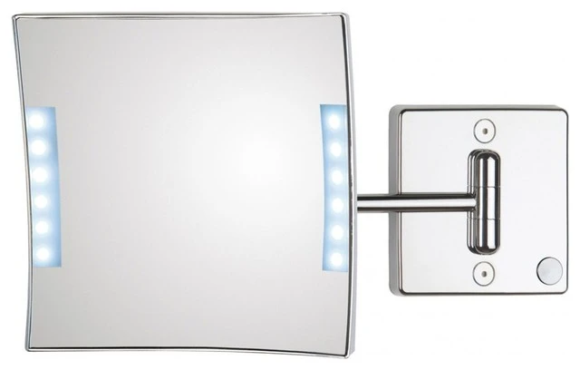 WS Bath Collections Quadrololed 61-1 Lighted Magnifying Mirror 3x 3 WS Bath Collections Quadrololed 61-1 Lighted Magnifying Mirror 3x