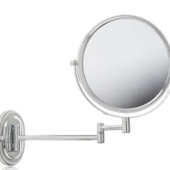 Jerdon JP7507CB 8-Inch Two-Sided Swivel Wall Mount Mirror With 7x Magnification
