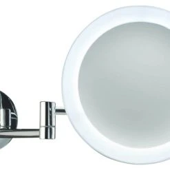 Modo Bath Smile 304 Magnifying Mirror Illuminated In Chrome 5x