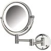 Jerdon Lighted Mirror, Direct Wire, Chrome -Laural Home Shop home design 742