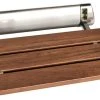 Steam Spa Kind 20 In. Teak Wall Mounted Folding Shower Seat