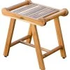 EcoDecors SensiHarmony Teak Shower Stool Bench With LiftAide Arms, 20 -Laural Home Shop home design 753